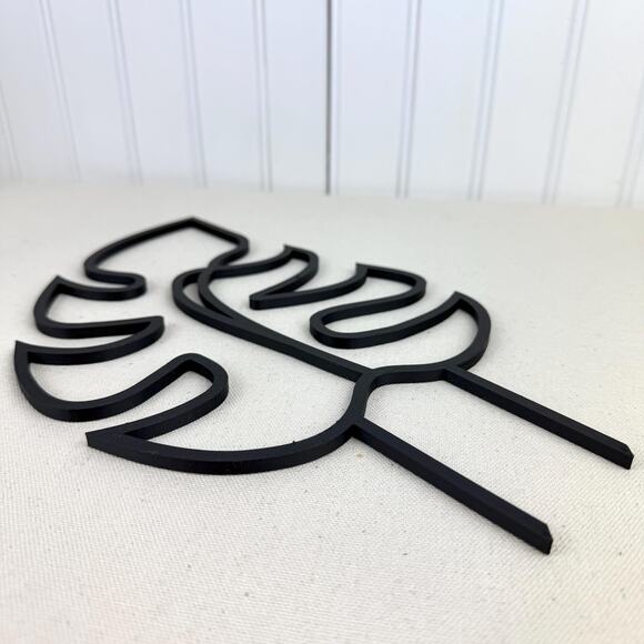 Plant Trellis, Monstera Inspired Plant Support, Indoor Garden Decor, 11.5" tall - Picture 5 of 8